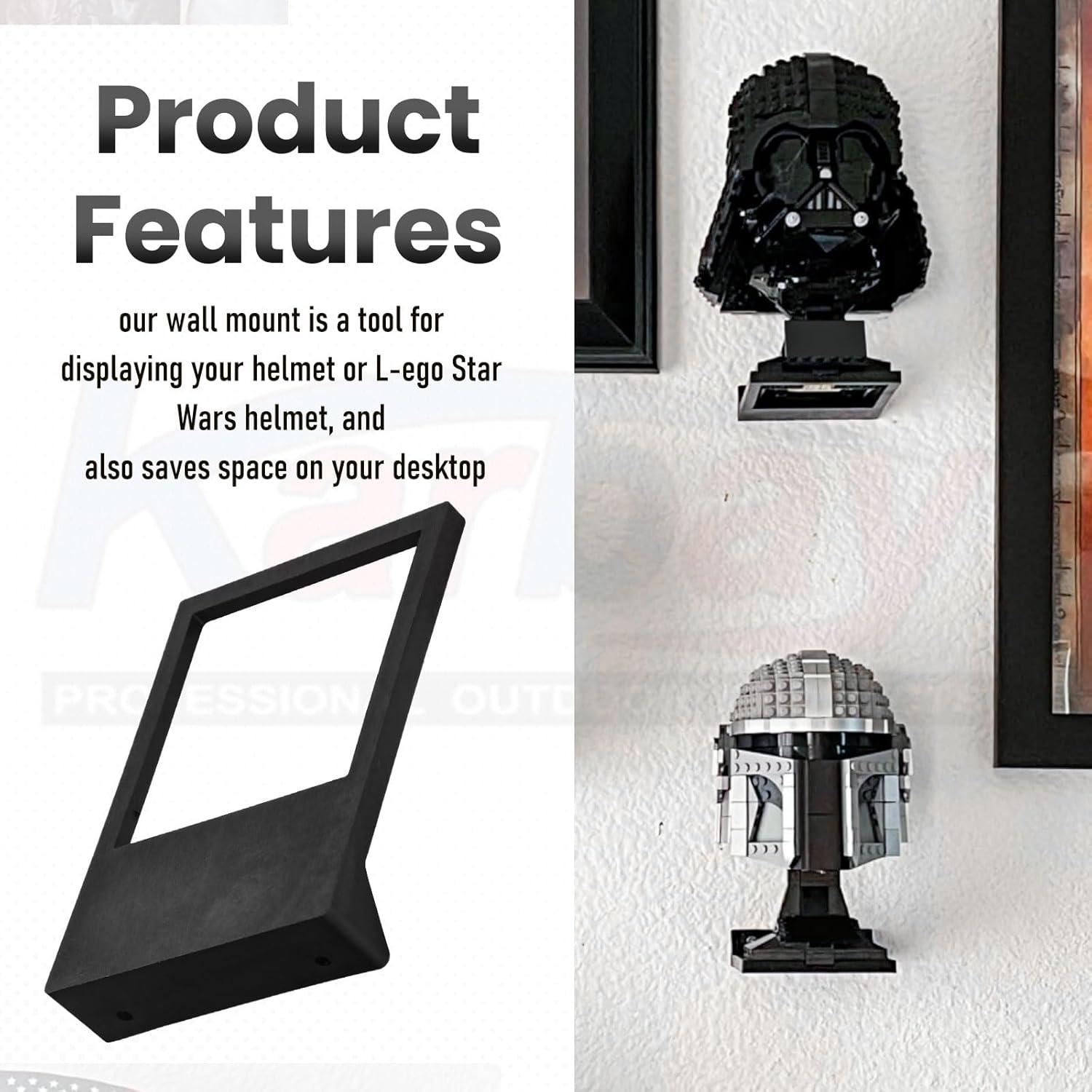 Estantes de exhibición para cascos Lego Star Wars - Karbay - 8 unidades