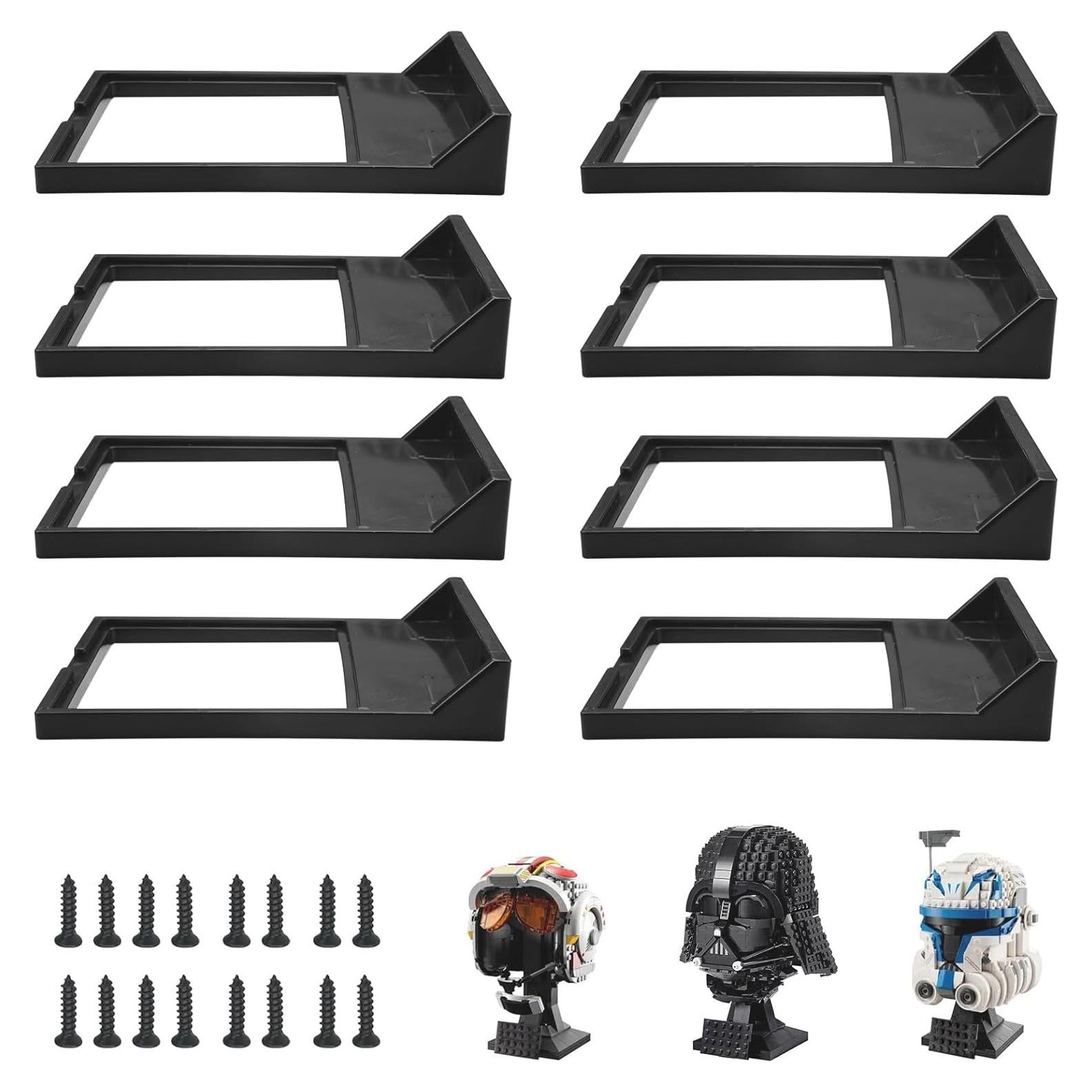 Soporte de Exhibición de Pared Negro WFCYX para Cascos Lego