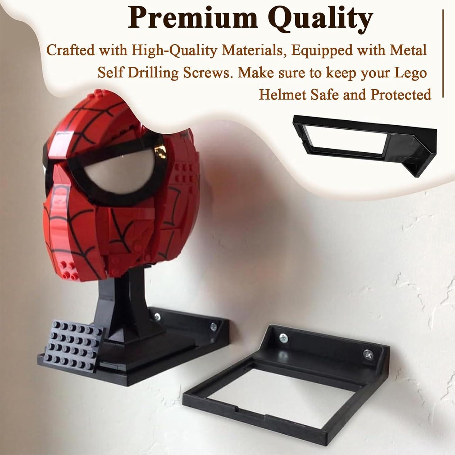Soporte de Exhibición de Pared Negro WFCYX para Cascos Lego