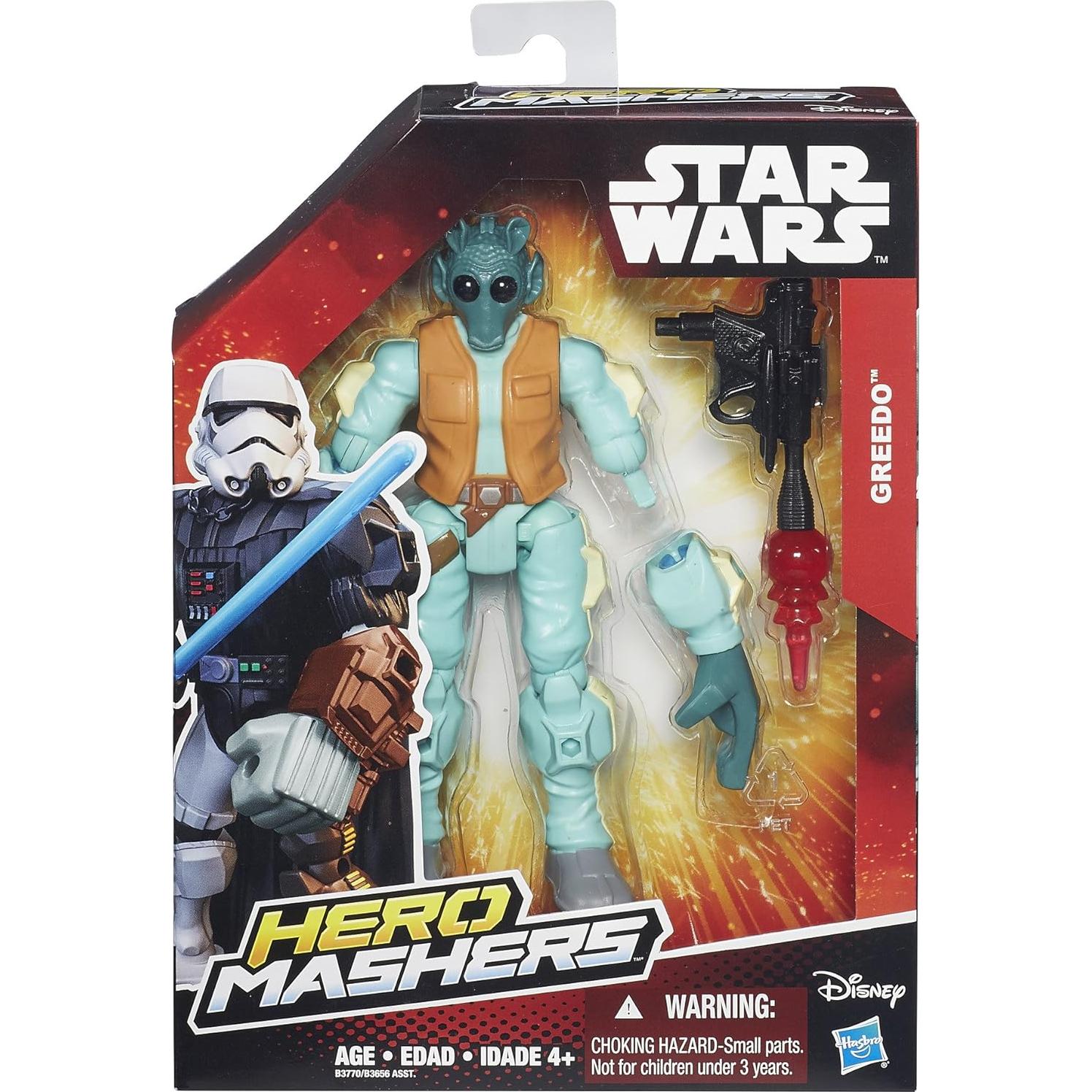 Figura de Acción Greedo Hero Mashers Star Wars Hasbro 20.6 cm