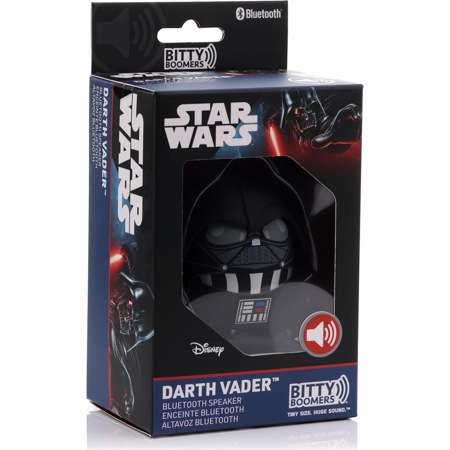 Altavoz Bluetooth Bitty Boomers Darth Vader 5cm Multicolor