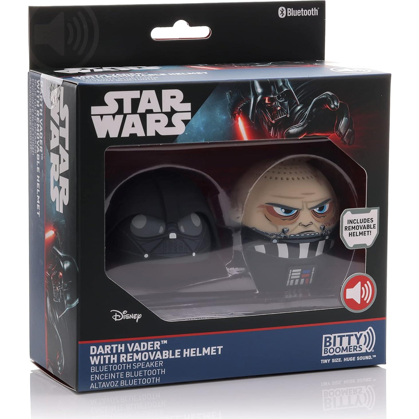 Altavoz Bluetooth Bitty Boomers Darth Vader 5cm Multicolor