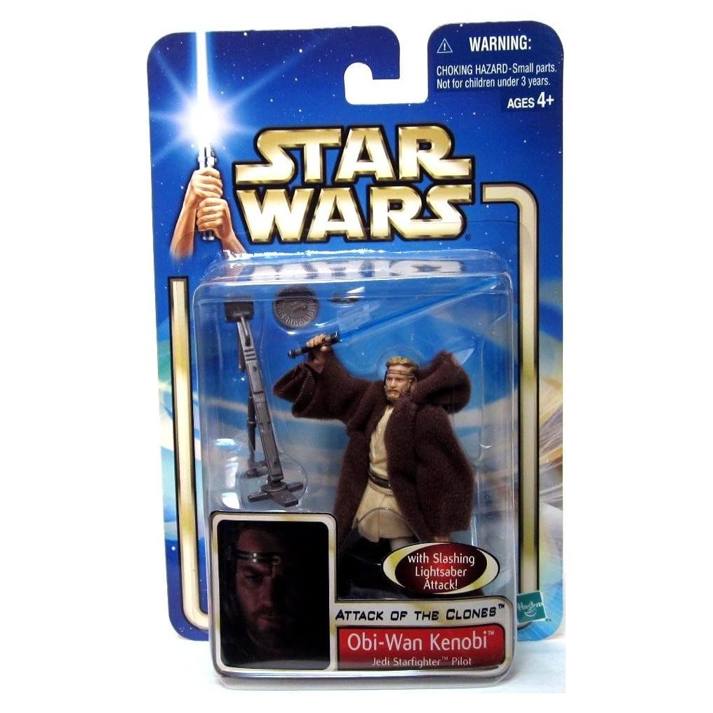 Figura de Acción Obi-Wan Kenobi Star Wars Episodio 2 Hasbro