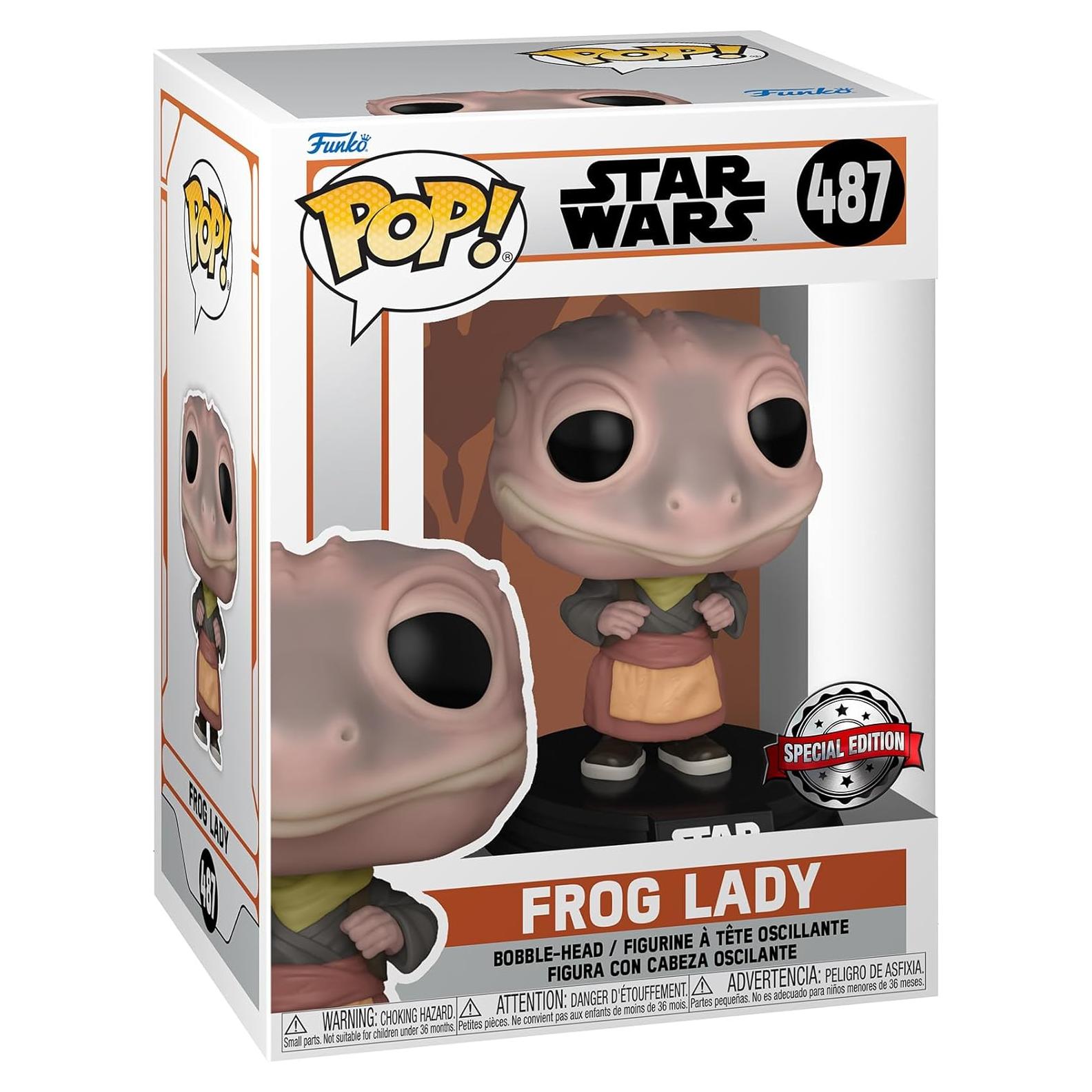 Funko Pop Star Wars The Mandalorian Frog Lady #487 Edición Especial