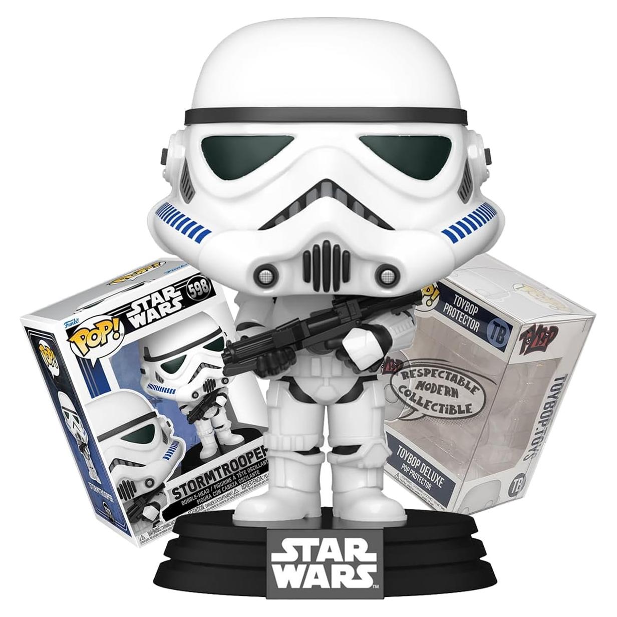 Figura Funko Pop Stormtrooper Star Wars + Protector ToyBop