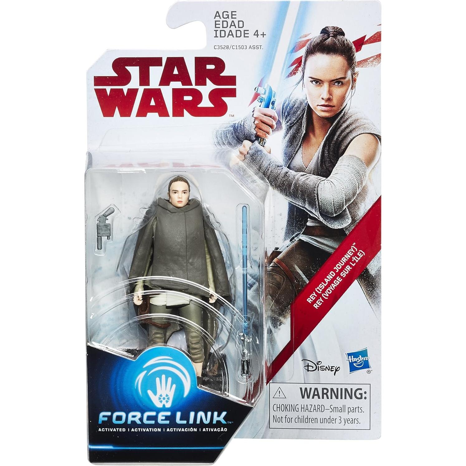 Figura Rey (Isla) Star Wars 9.53 cm Hasbro Force Link