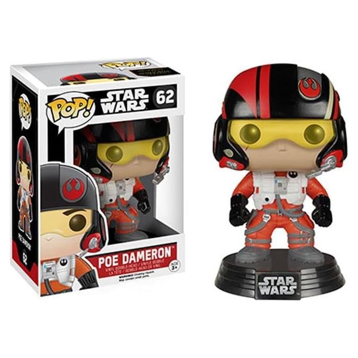 Figura Funko Pop Star Wars Poe Dameron + Protector ToyBop