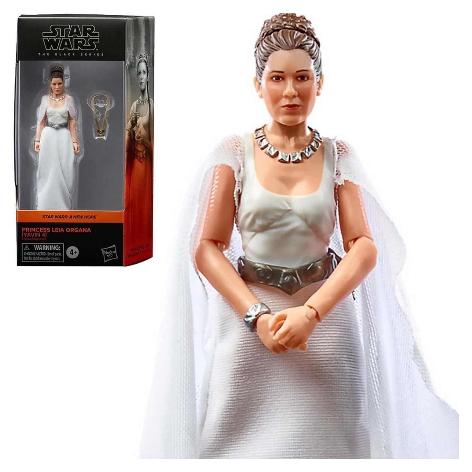 Figura de Acción Princesa Leia Organa Yavin 4 Hasbro 15 cm