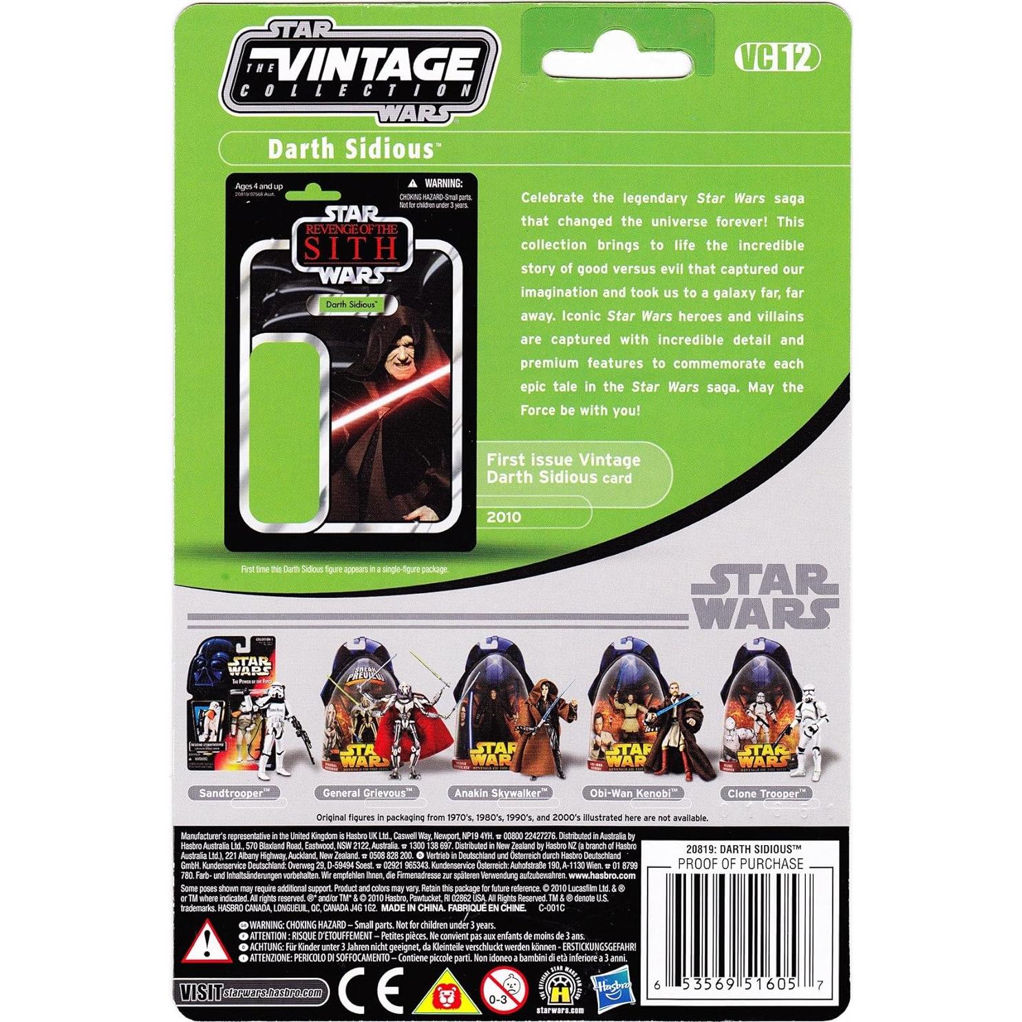 Figura de acción Darth Sidious Star Wars 3.5 cm 20819