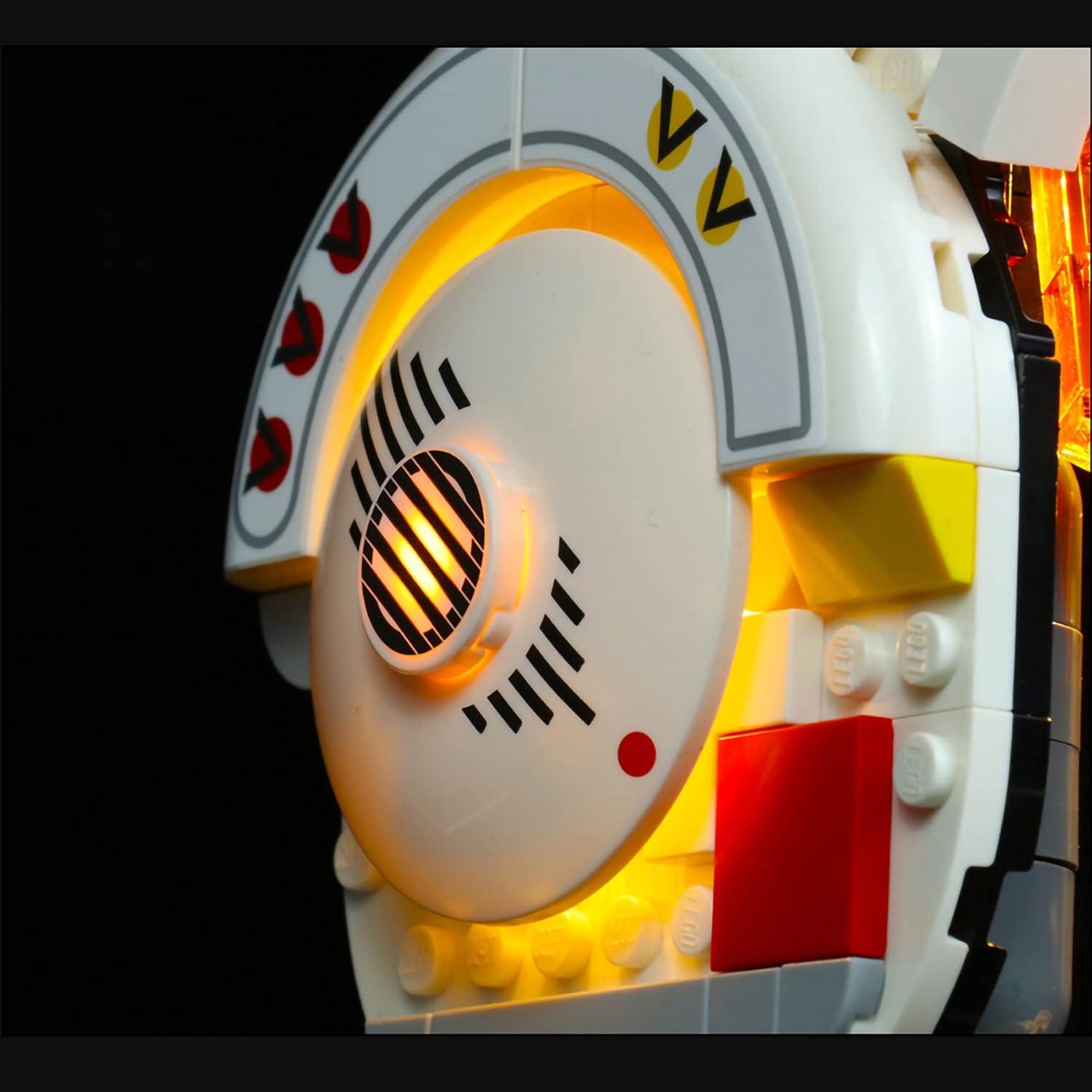 Kit de Iluminación LED para Lego 75327 Casco Luke Skywalker