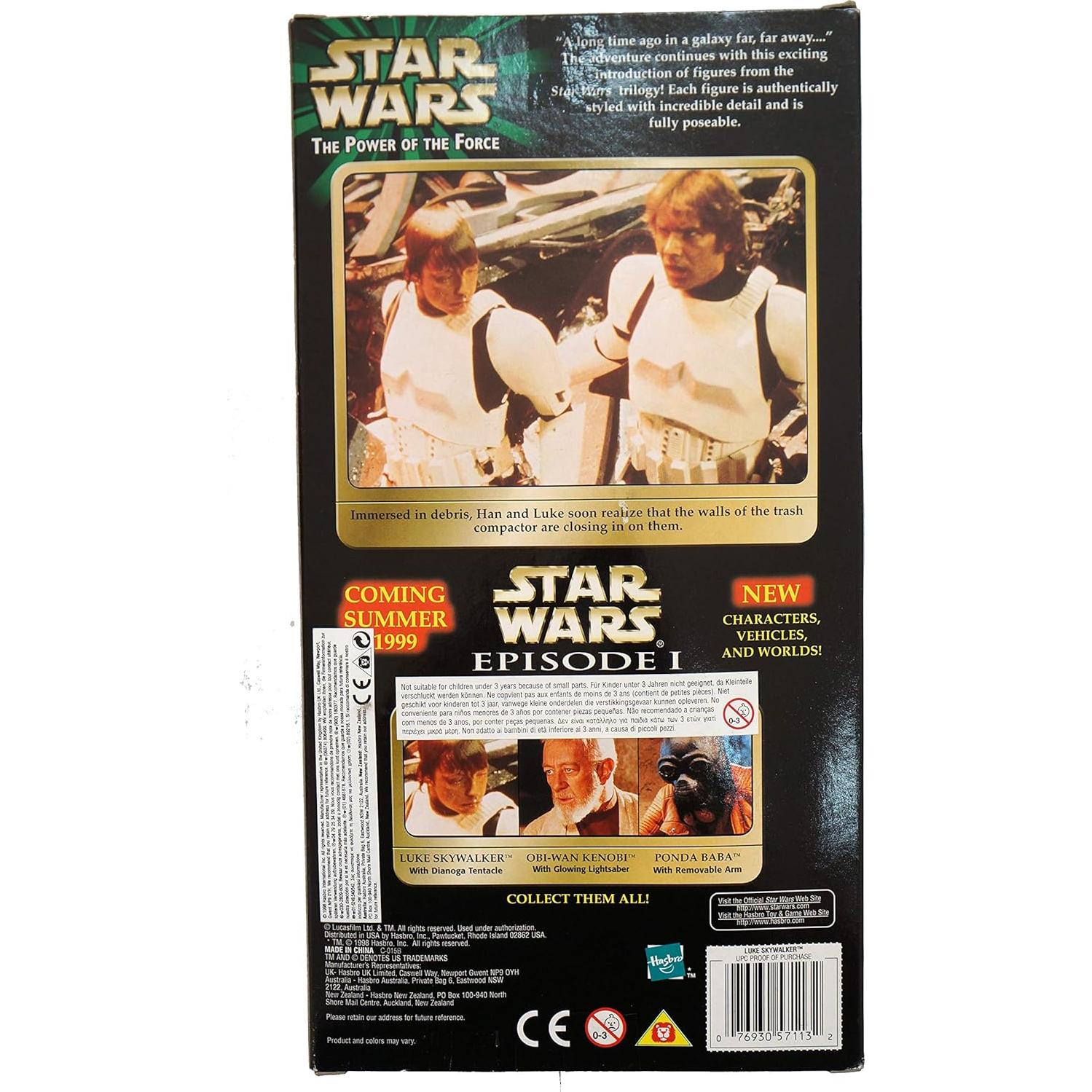 Figura de acción Star Wars Luke Skywalker 30.48 cm con Dianoga