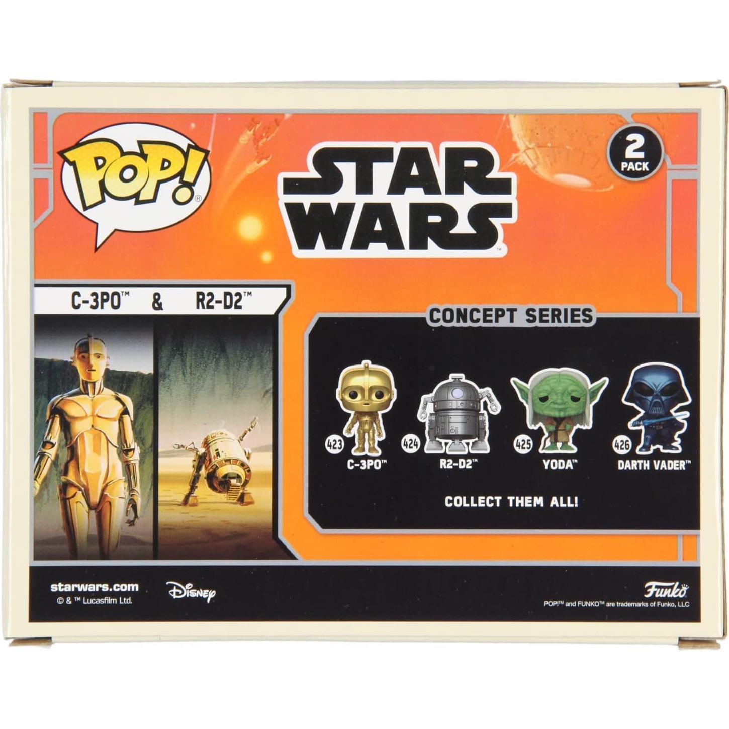 Funko Pop! Star Wars C-3PO y R2-D2 2-Pack Vinilo