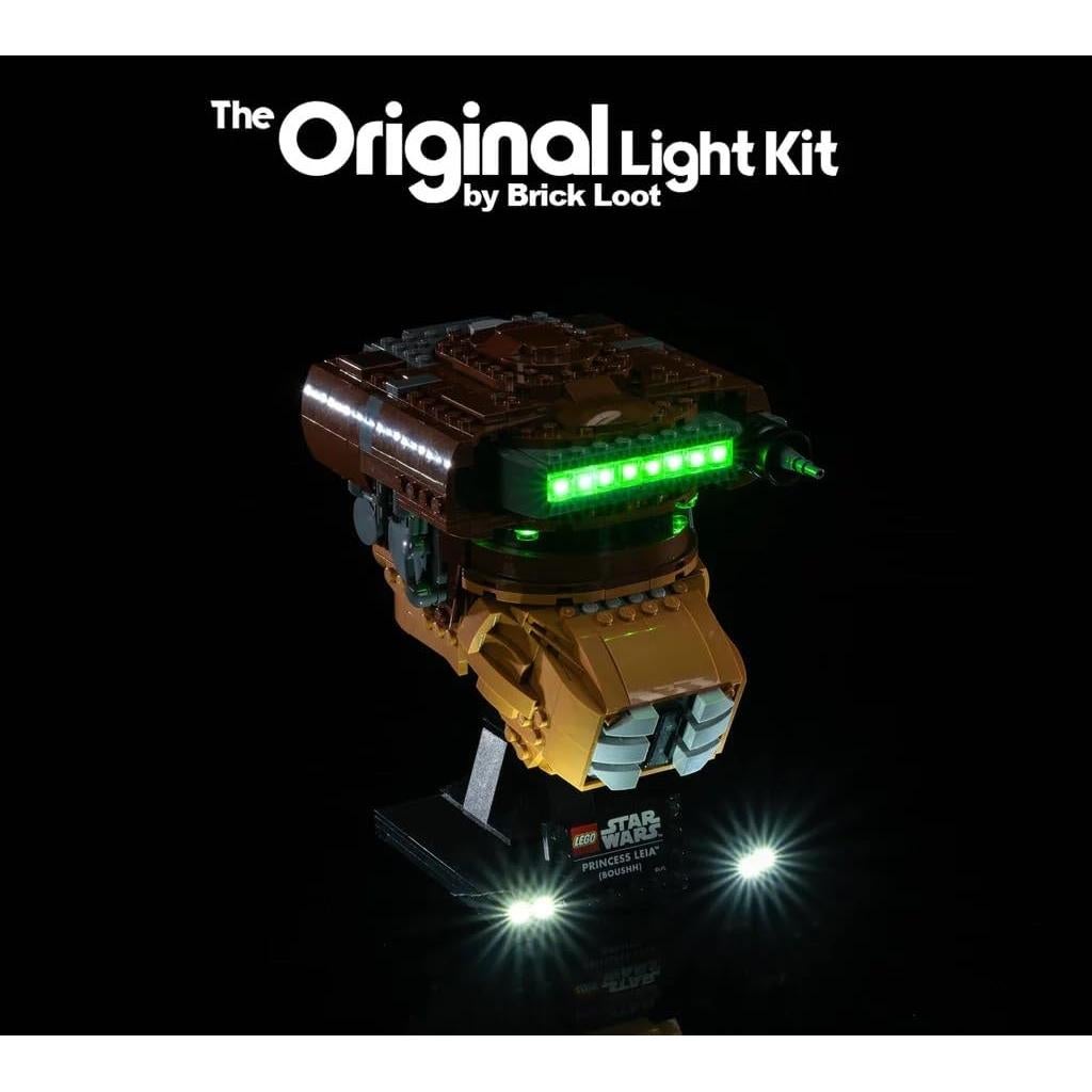 Kit de Luz LED Brick Loot para Casco Princesa Leia 75351