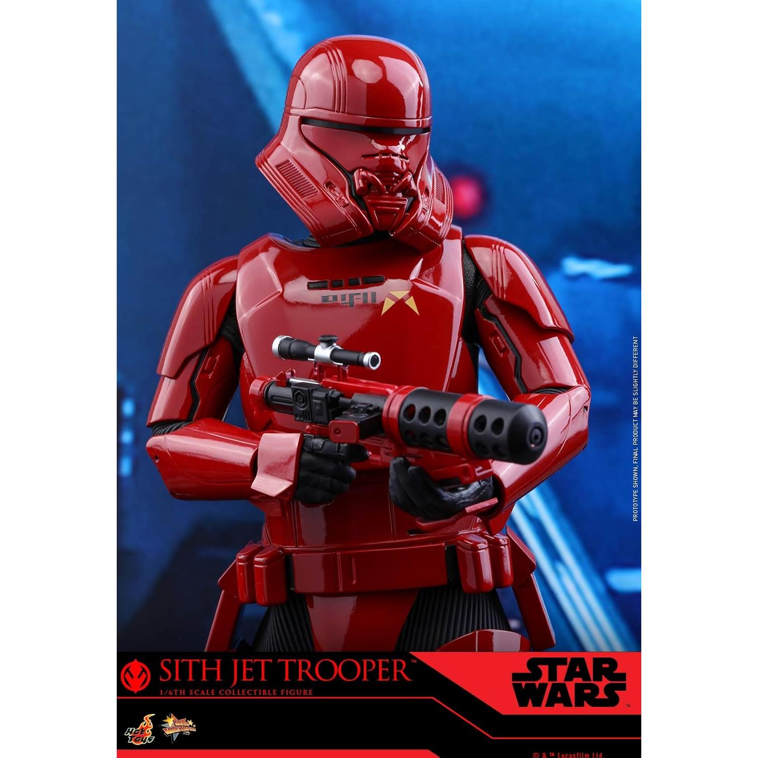 Figura Coleccionable Sith Jet Trooper 1:6 Hot Toys 31 cm