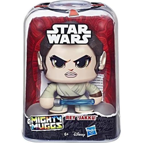 Figura Star Wars Mighty Muggs Rey (Jakku) 3 expresiones