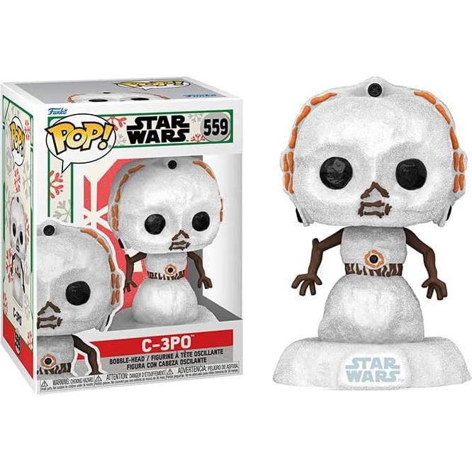 Figura de Vinilo C-3PO Muñeco de Nieve Funko Star Wars 9.5 cm