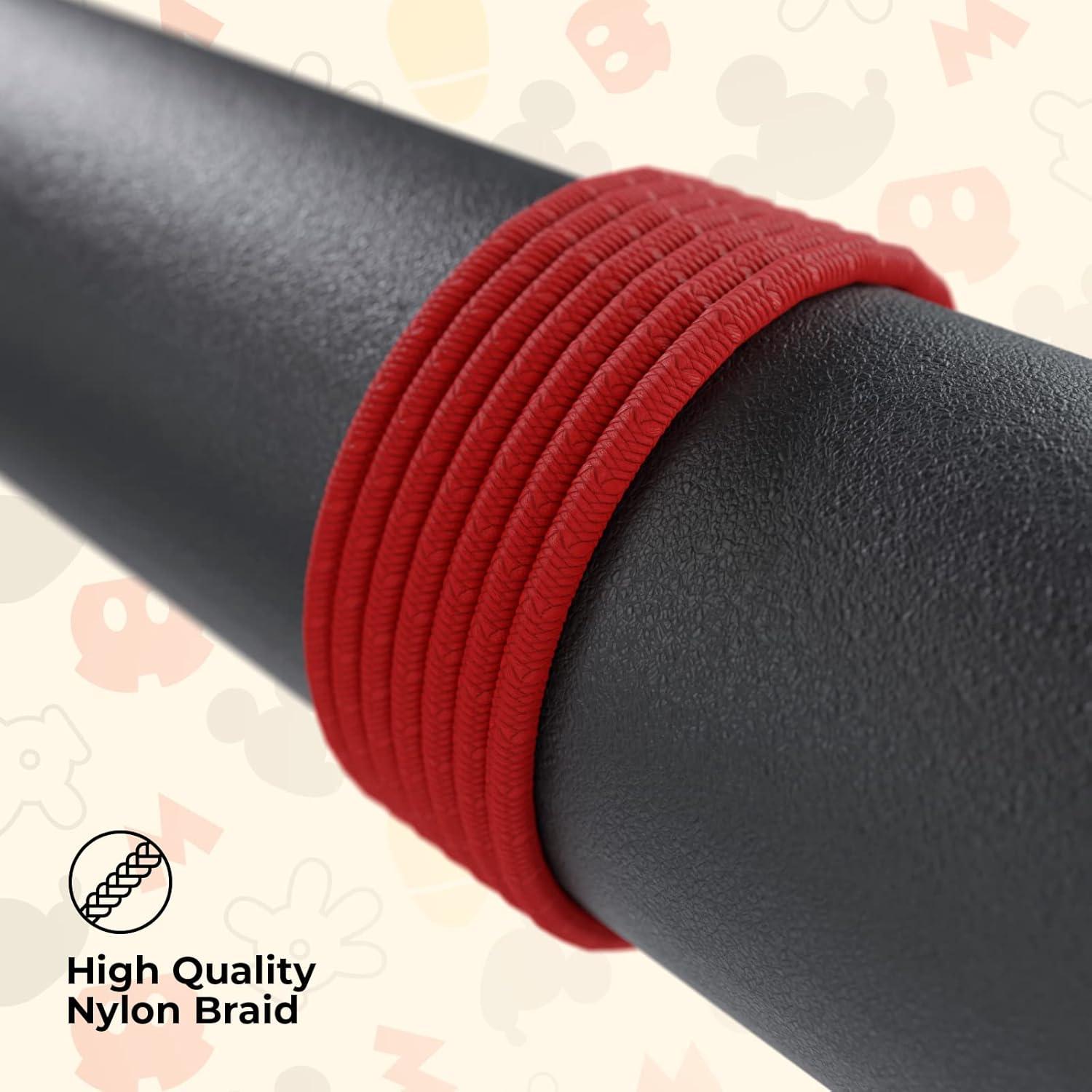 Cargador USB Trenzado Disney Minnie Mouse 1.83m MFI Rápido