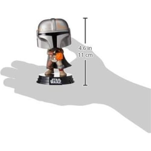 Funko Pop Star Wars El Mandaloriano con Llama 10 cm Exclusivo