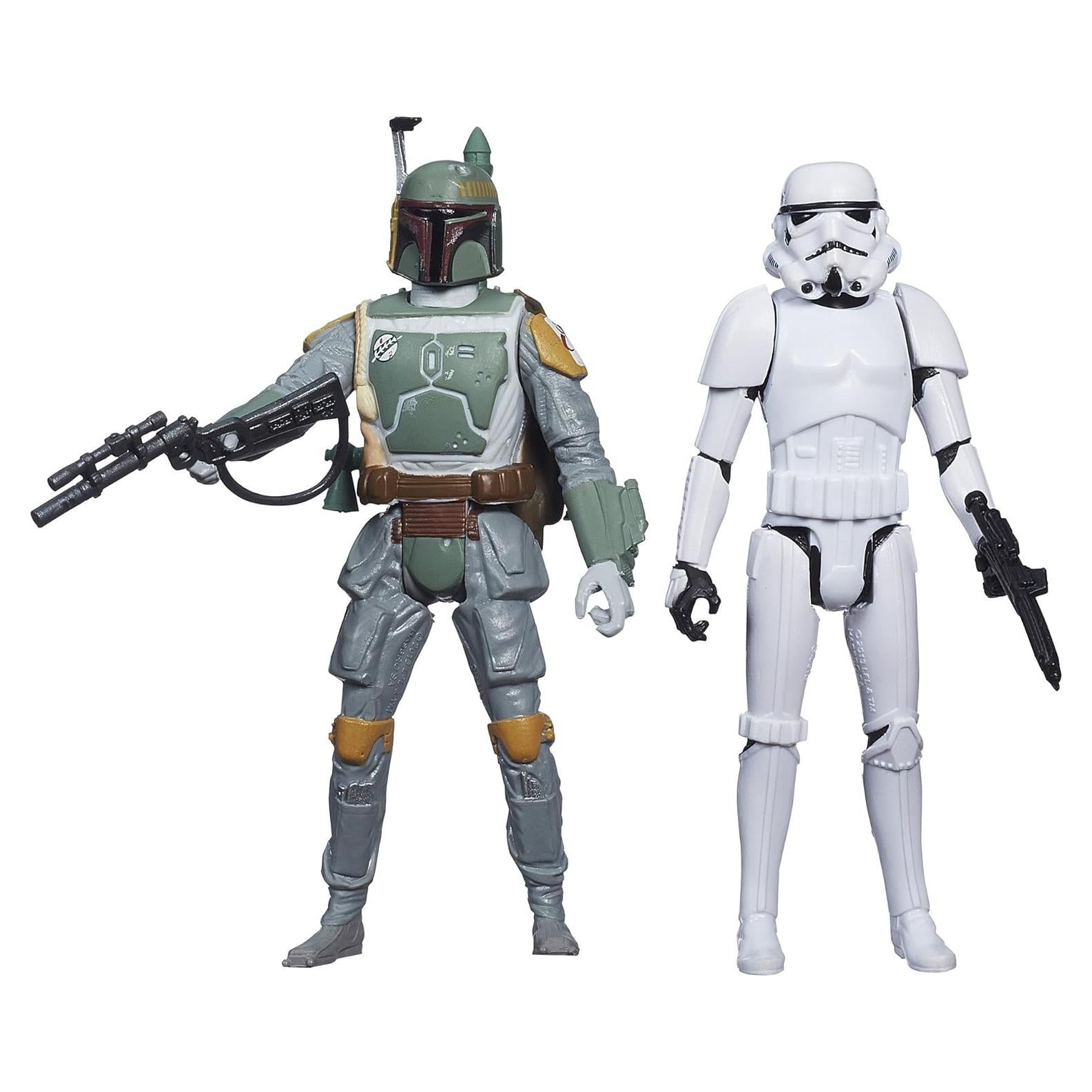 Conjunto de Figuras Star Wars Boba Fett y Stormtrooper 2 Piezas