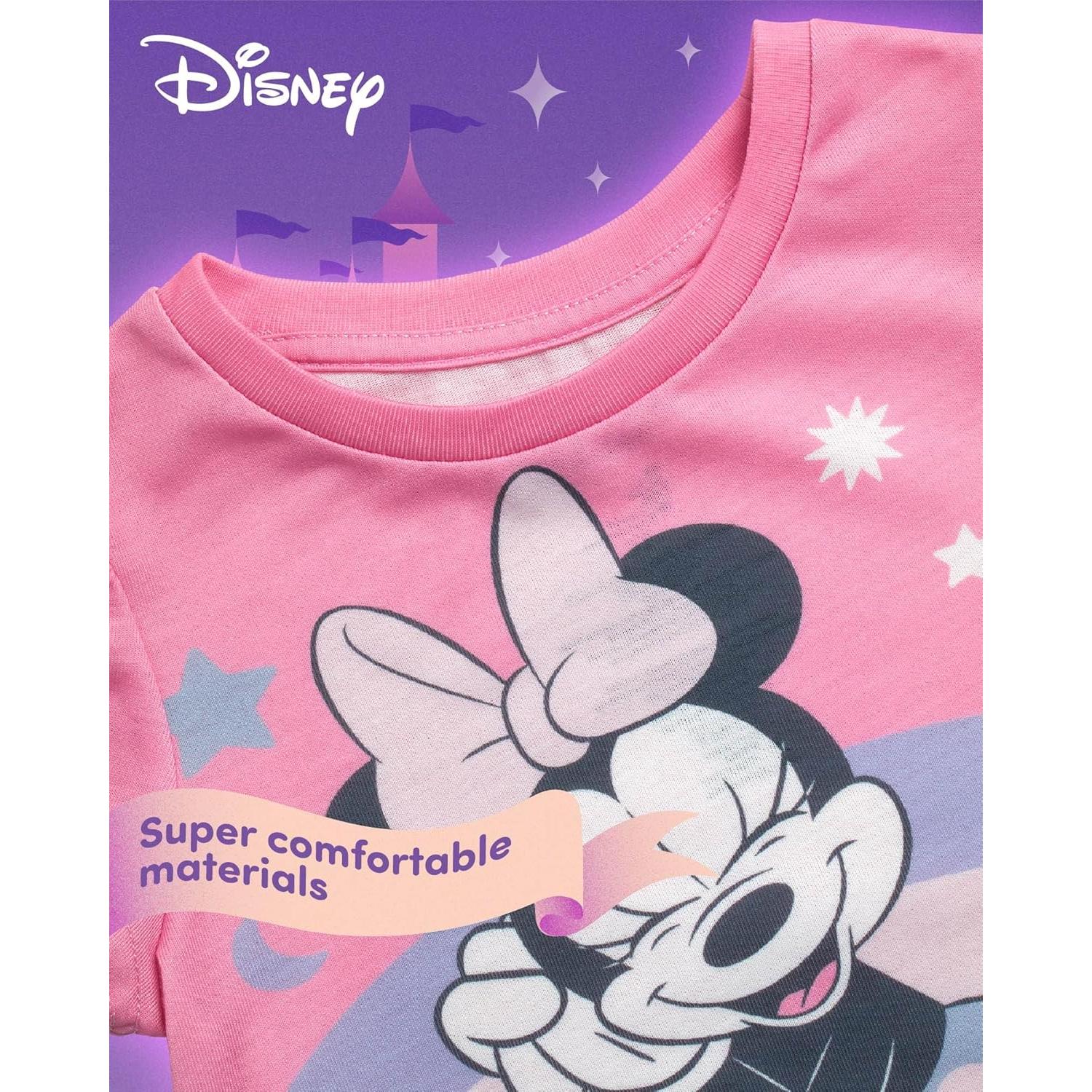 Camiseta Gráfica Disney Niñas - Minnie Mouse, Cenicienta, 2T-6X