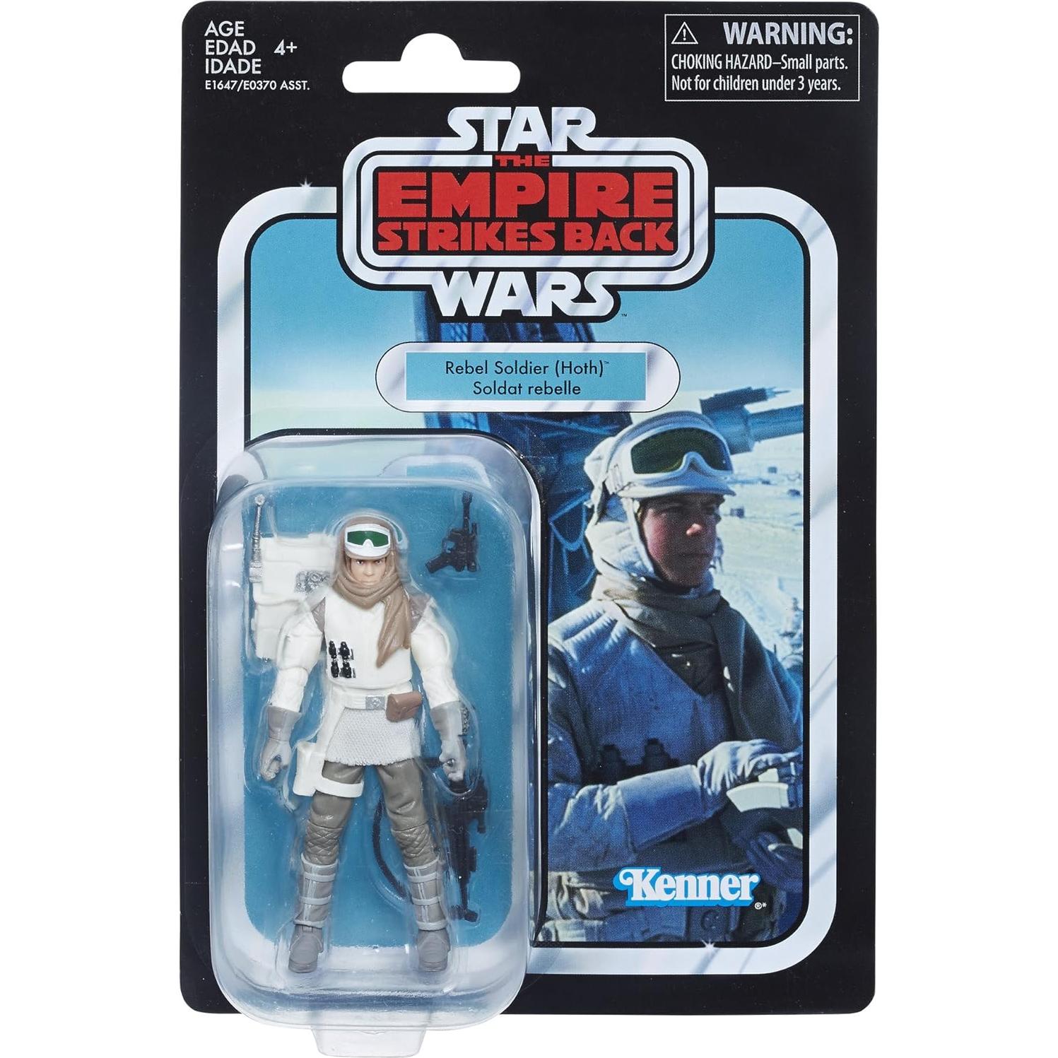 Figura Soldado Rebelde Hoth Star Wars Vintage 9 cm Hasbro