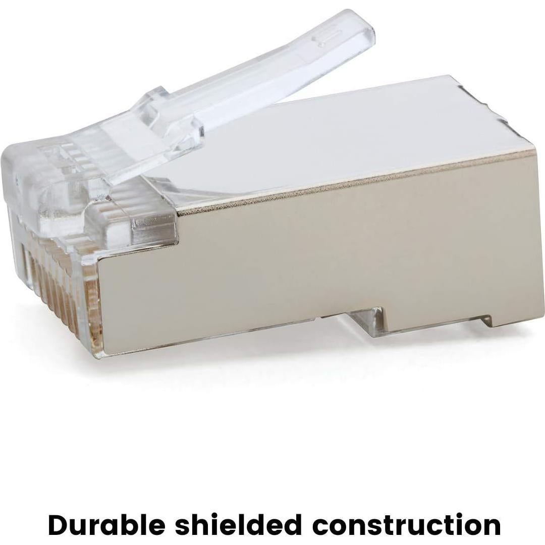 Conectores RJ45 Pasar a Través trueCABLE Cat5e 10 Piezas