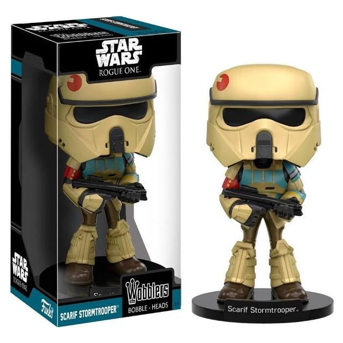 Figura de Acción Funko Wobbler Scarif Stormtrooper 14 cm