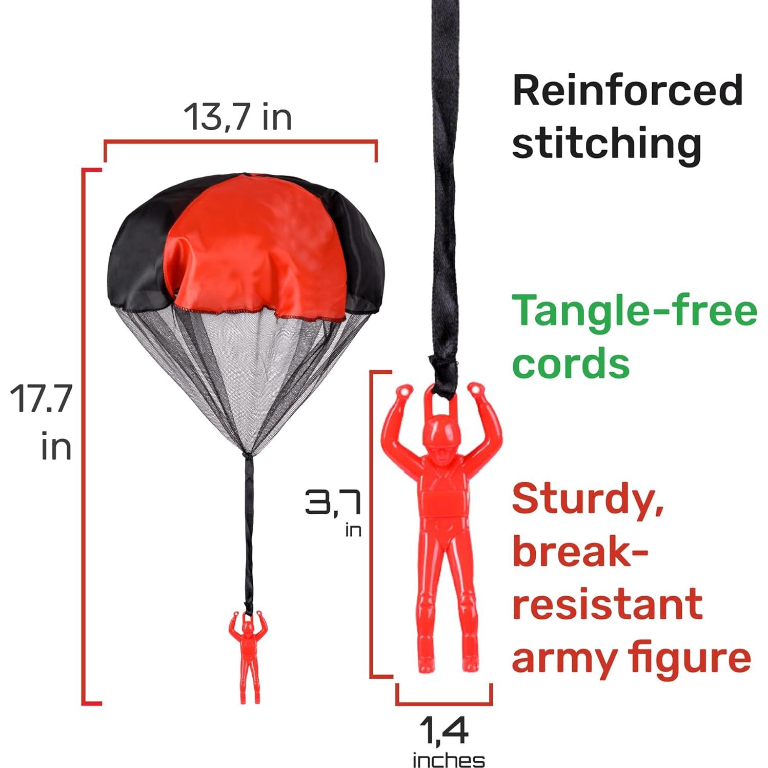 Paracaídas Voladores Nutty Toys - Juguetes para Niños 3 a 12 Años