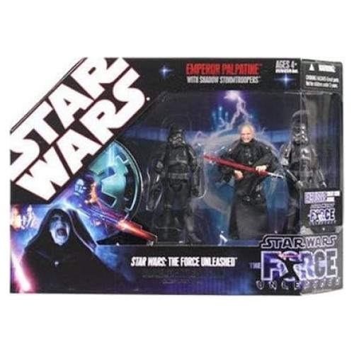 Colección Conmemorativa Star Wars 2008 Emperador Palpatine y Stormtroopers
