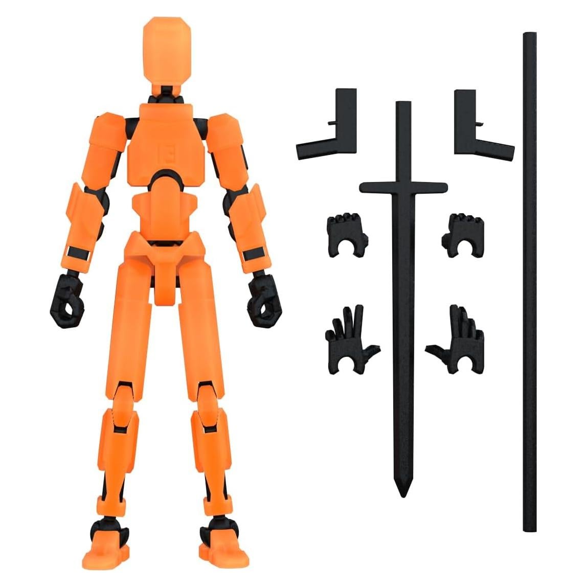 Figura de Acción MerryXD T13 Nova 3D Naranja Articulada