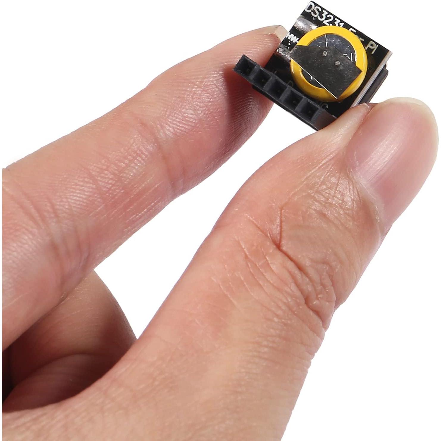 Módulo RTC DS3231 AOICRIE 2PCS Amarillo 3.3V/5V para Raspberry Pi