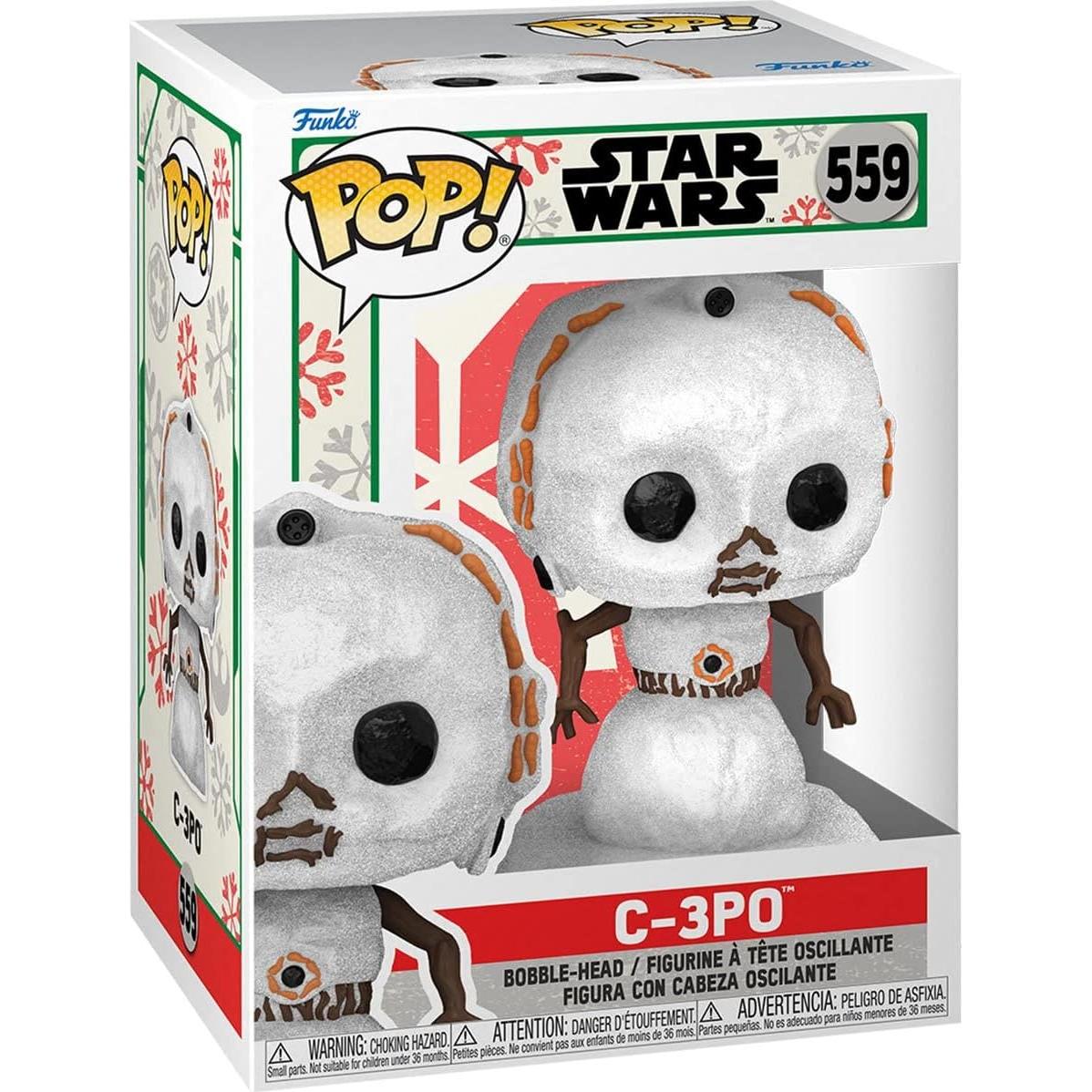 Figura de Vinilo C-3PO Muñeco de Nieve Funko Star Wars 9.5cm