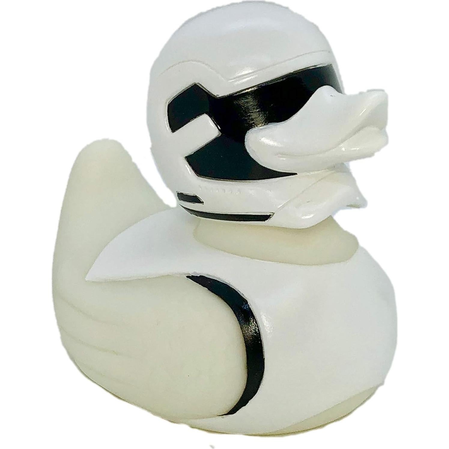 Pato de Goma Guerrero Espacial Blanco DITW 9.5cm