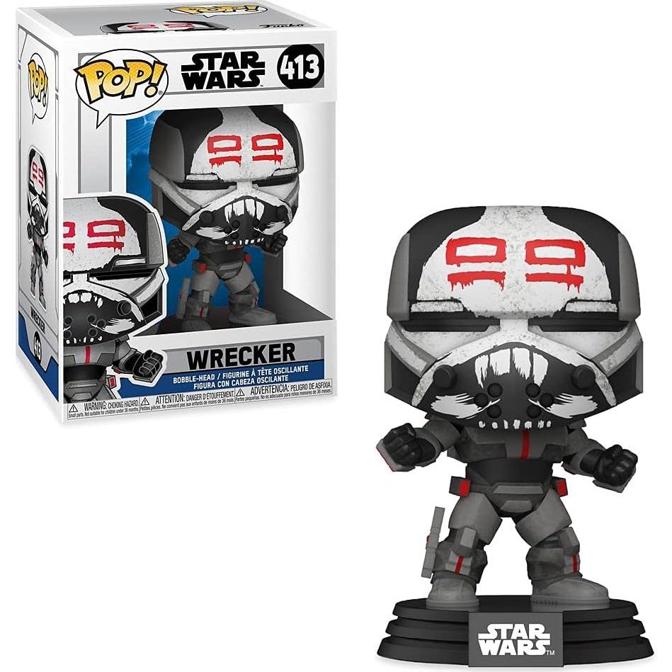 Figura de Vinilo Funko POP Wrecker Star Wars Clone Wars 9.5cm