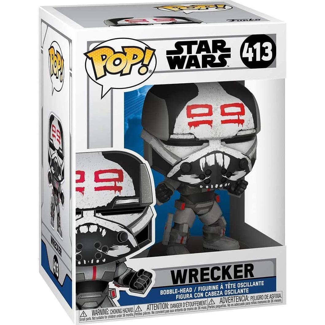 Figura de Vinilo Funko POP Wrecker Star Wars Clone Wars 9.5cm