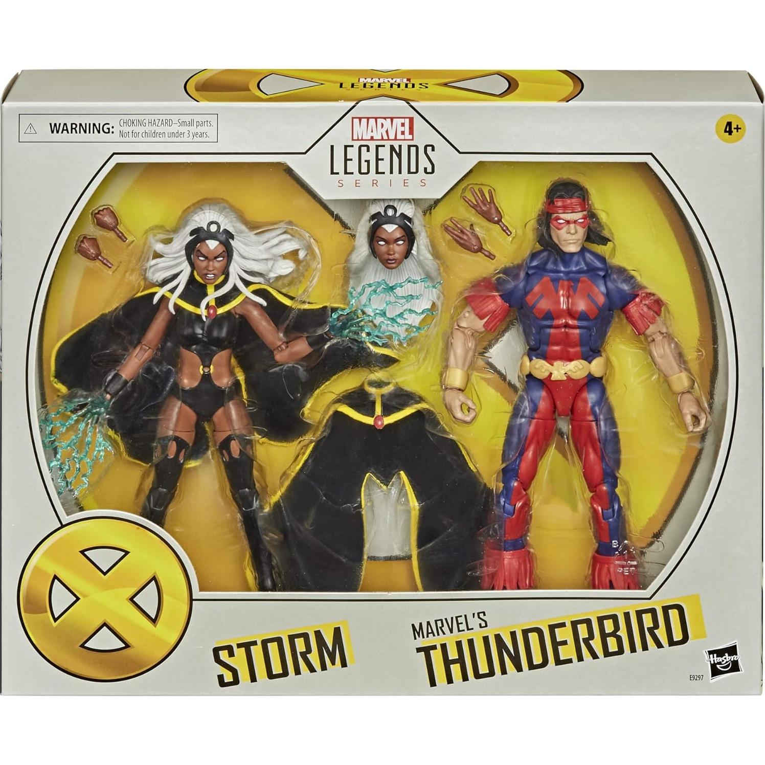 Figura de Acción Coleccionable Marvel X-Men Storm y Thunderbird 15 cm