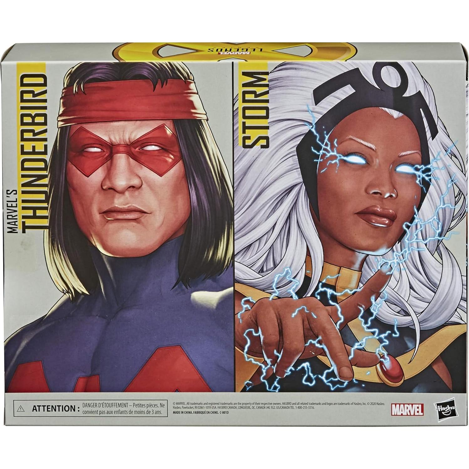 Figura de Acción Coleccionable Marvel X-Men Storm y Thunderbird 15 cm