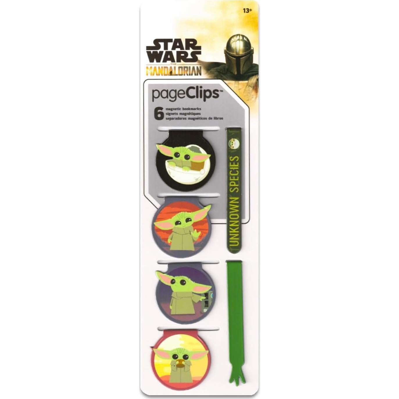 Bolso de peluche Baby Yoda Star Wars para niñas con pegatinas