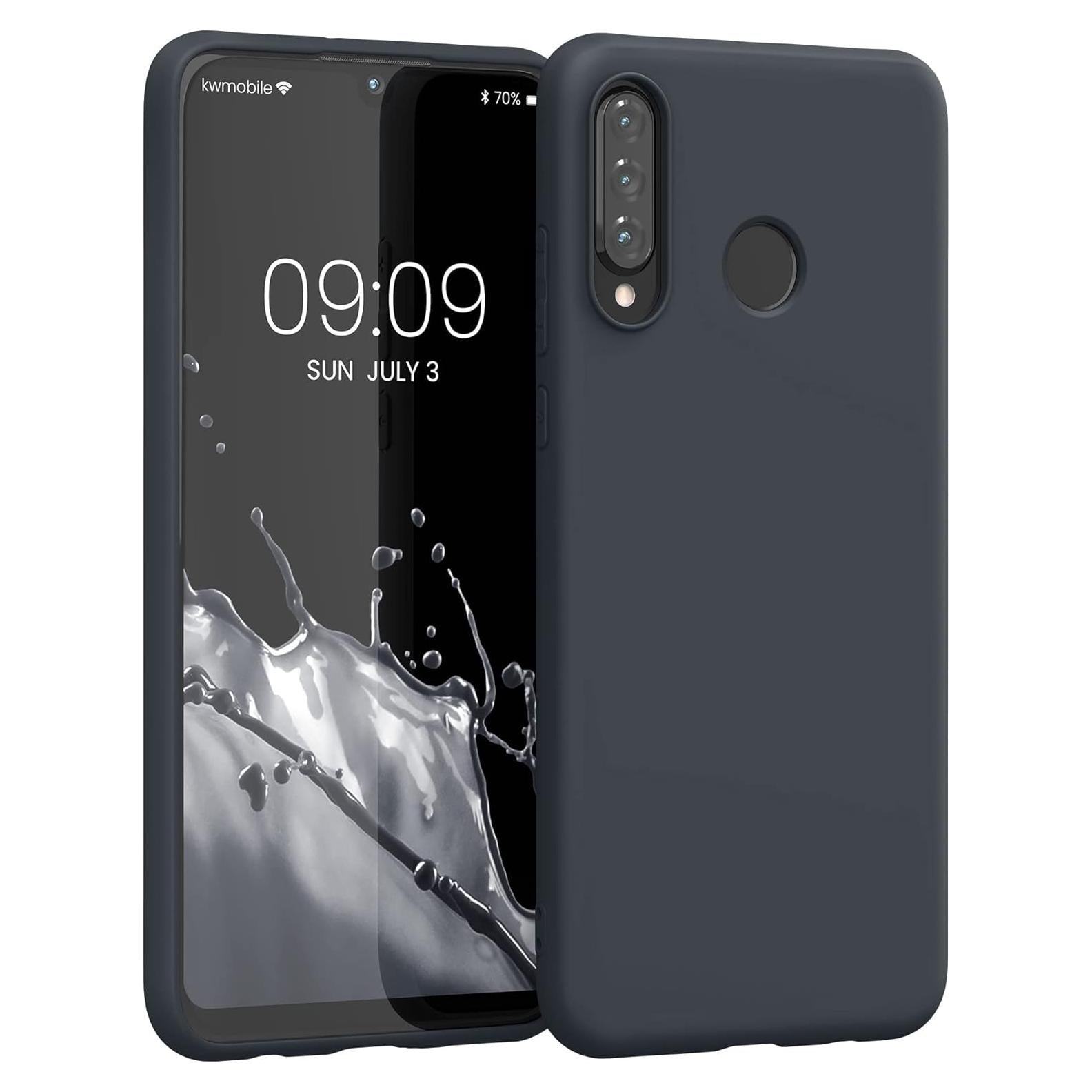 Funda kwmobile para Huawei P30 Lite - TPU Silicona Arándano