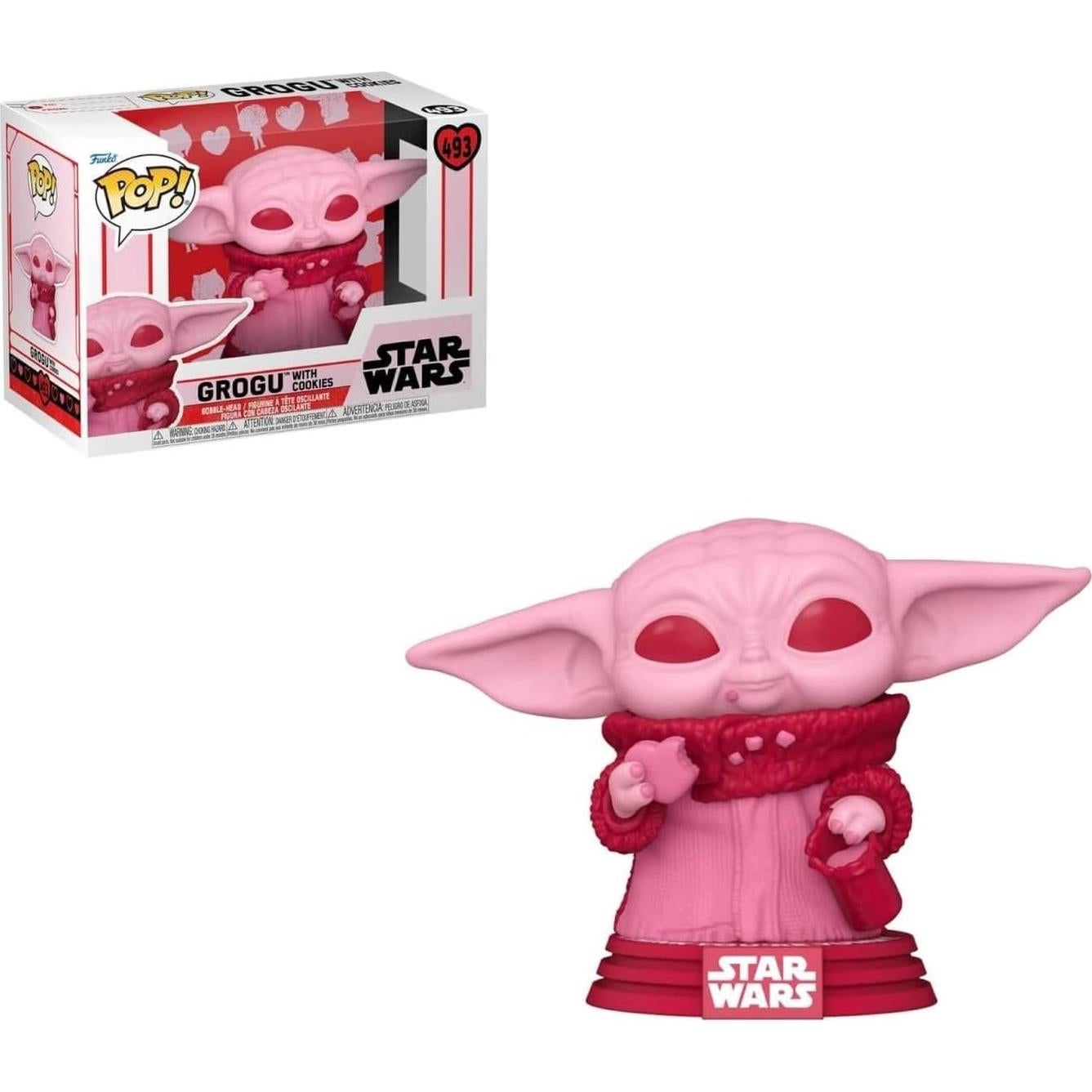 Figura de Vinilo Funko Pop Star Wars San Valentín Grogu 9.5 cm