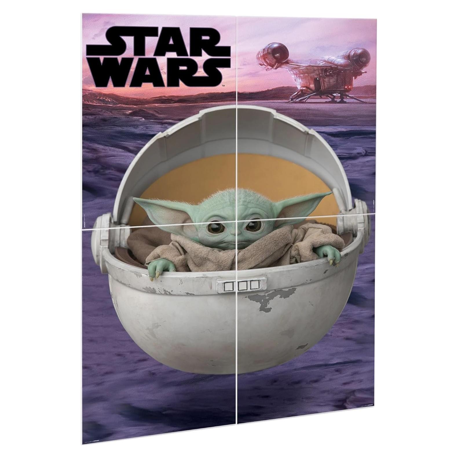 Decoración de Pared Escenográfica The Mandalorian 150x165 cm