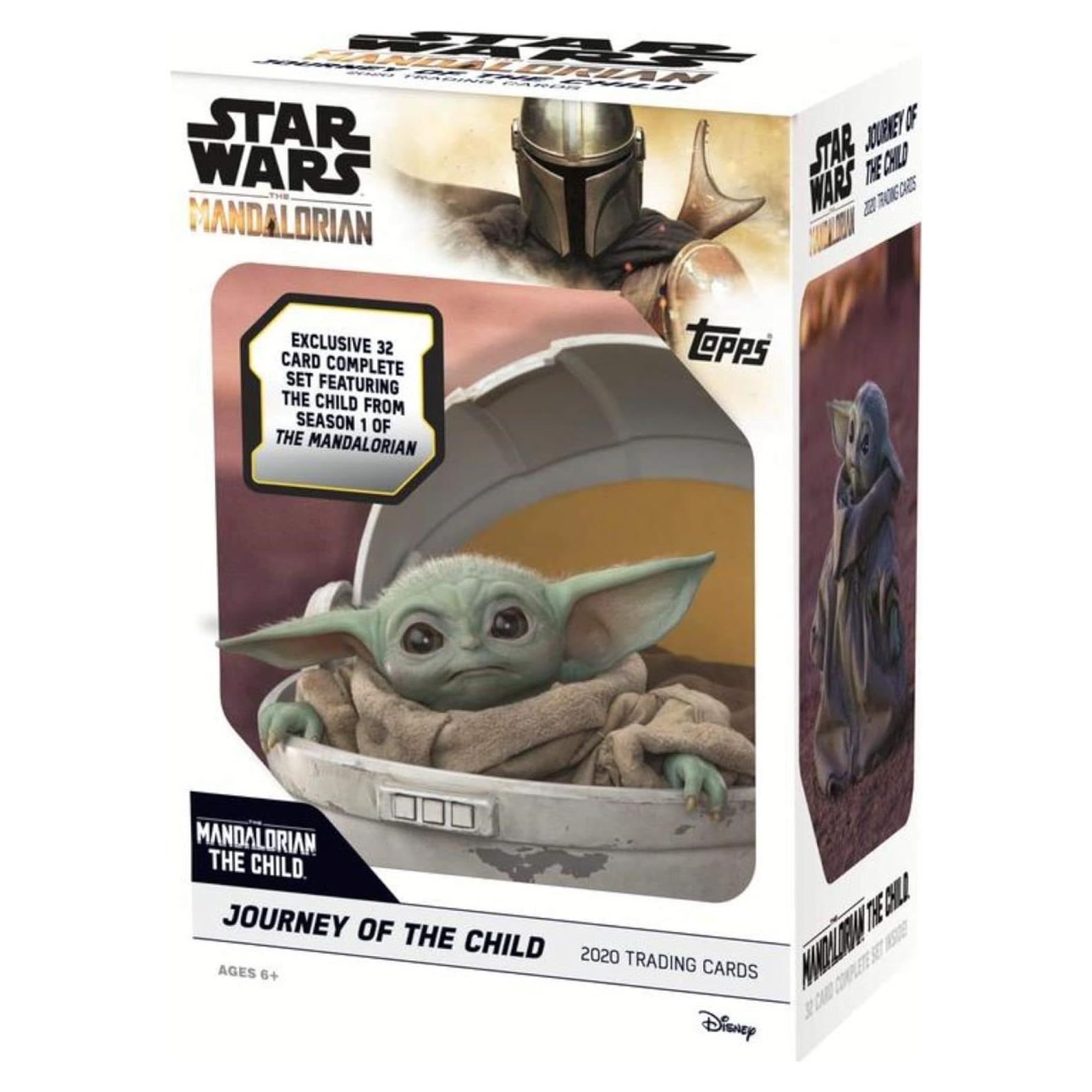 Tarjetas de Comercio Topps The Mandalorian Baby Yoda 32 Piezas