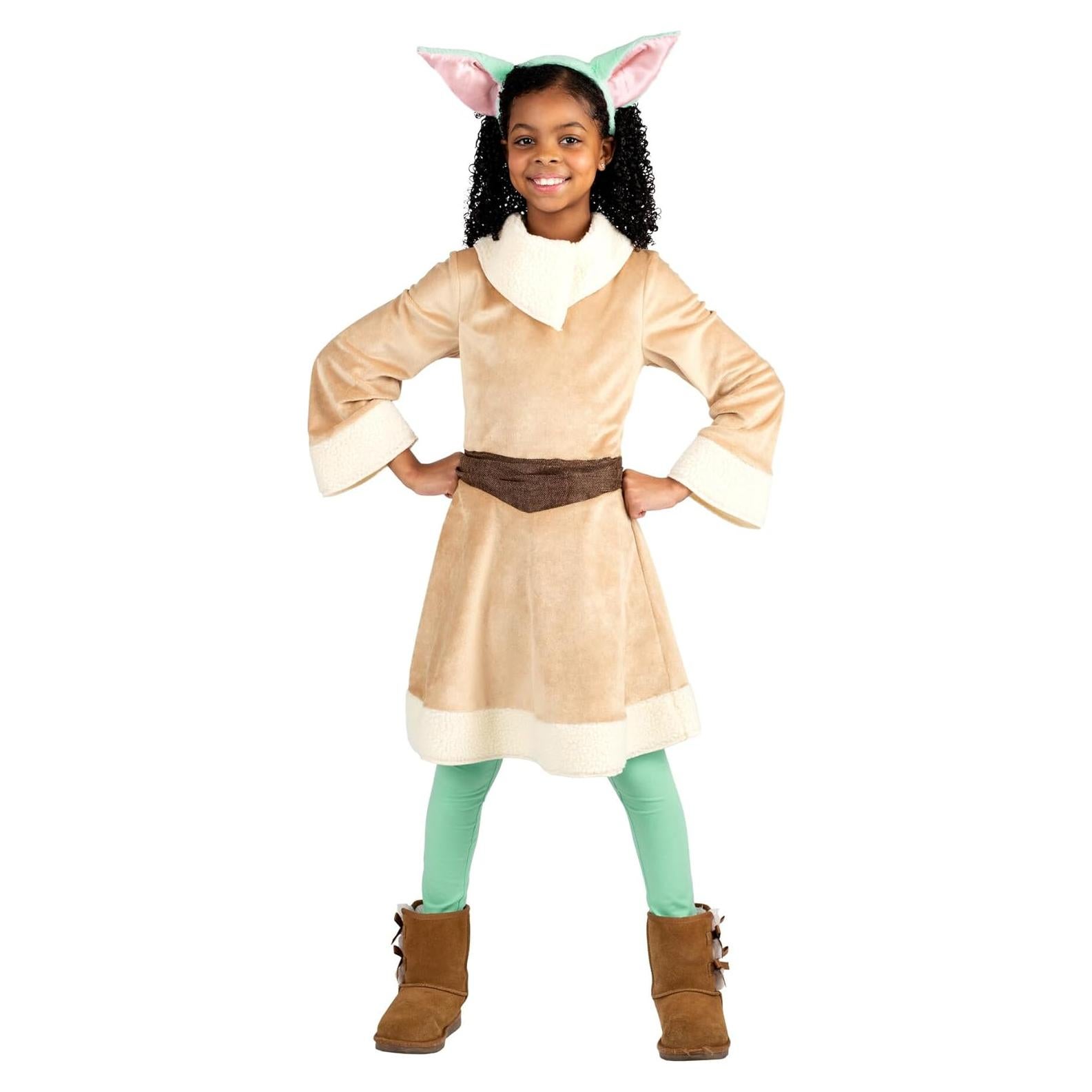 Disfraz de Halloween Star Wars Grogu para Niñas - Minky Mediano