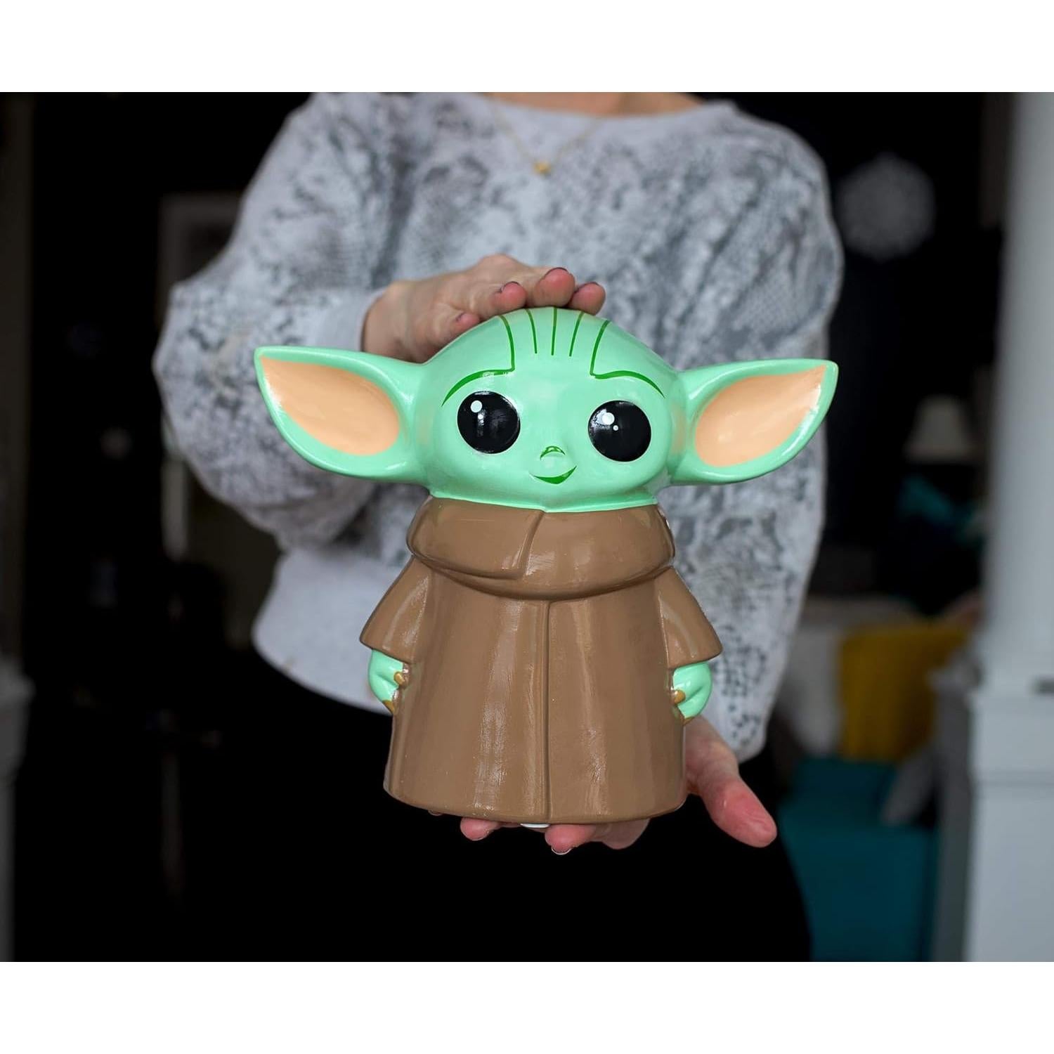 Banco de Monedas Cerámico Grande The Child Silver Buffalo