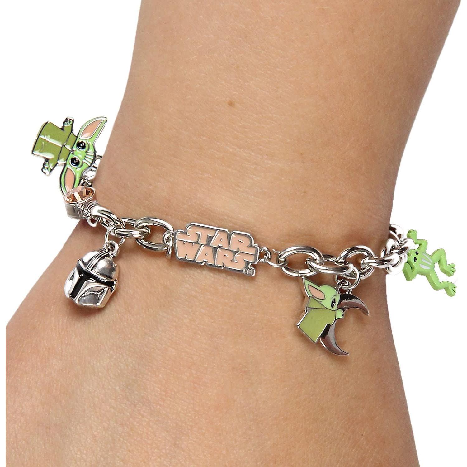 Pulsera de Encanto Bebé Yoda Bioworld 25.4 cm The Mandalorian