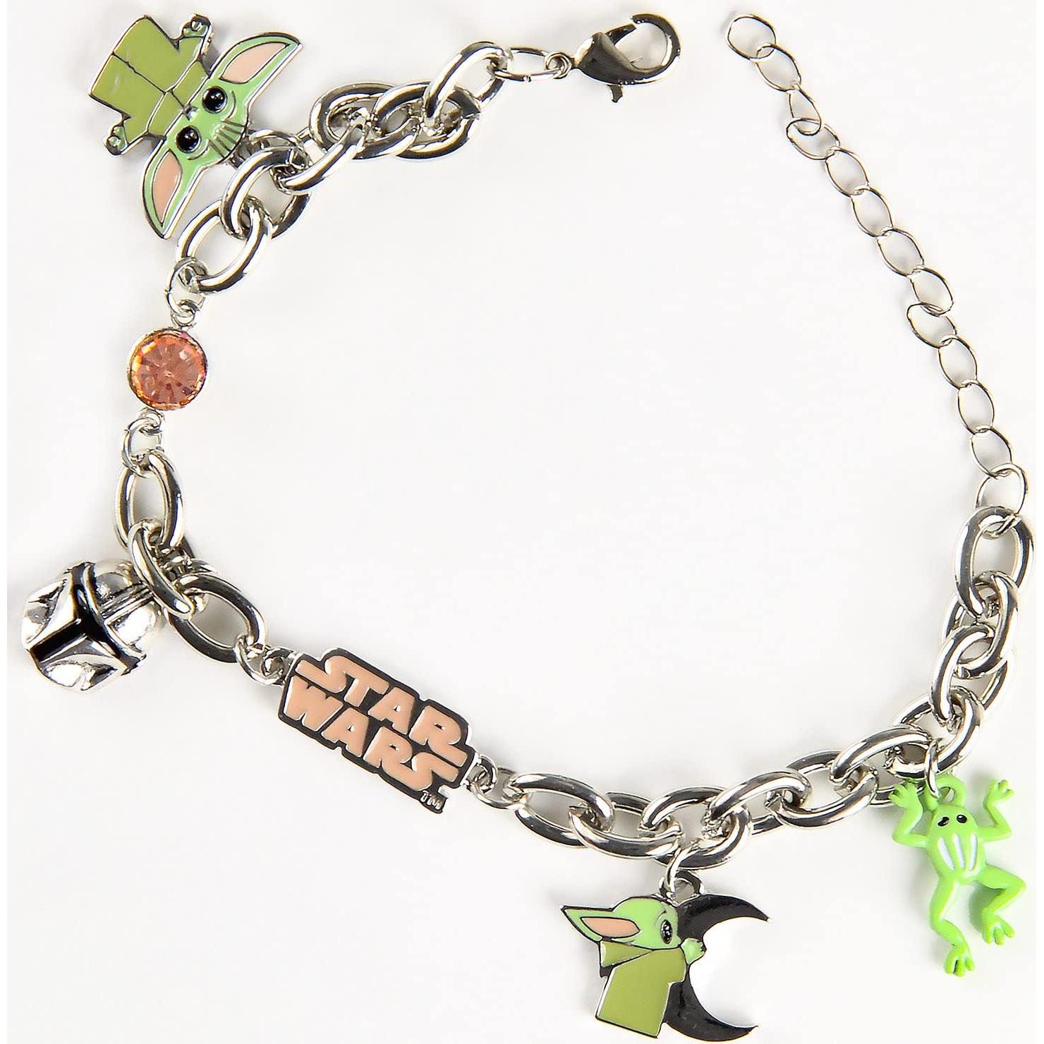 Pulsera de Encanto Bebé Yoda Bioworld 25.4 cm The Mandalorian