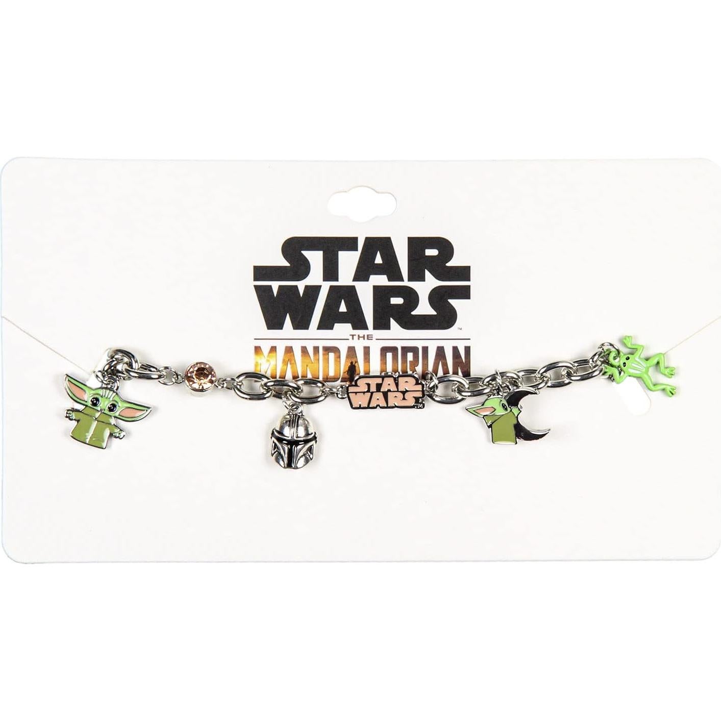 Pulsera de Encanto Bebé Yoda Bioworld 25.4 cm The Mandalorian