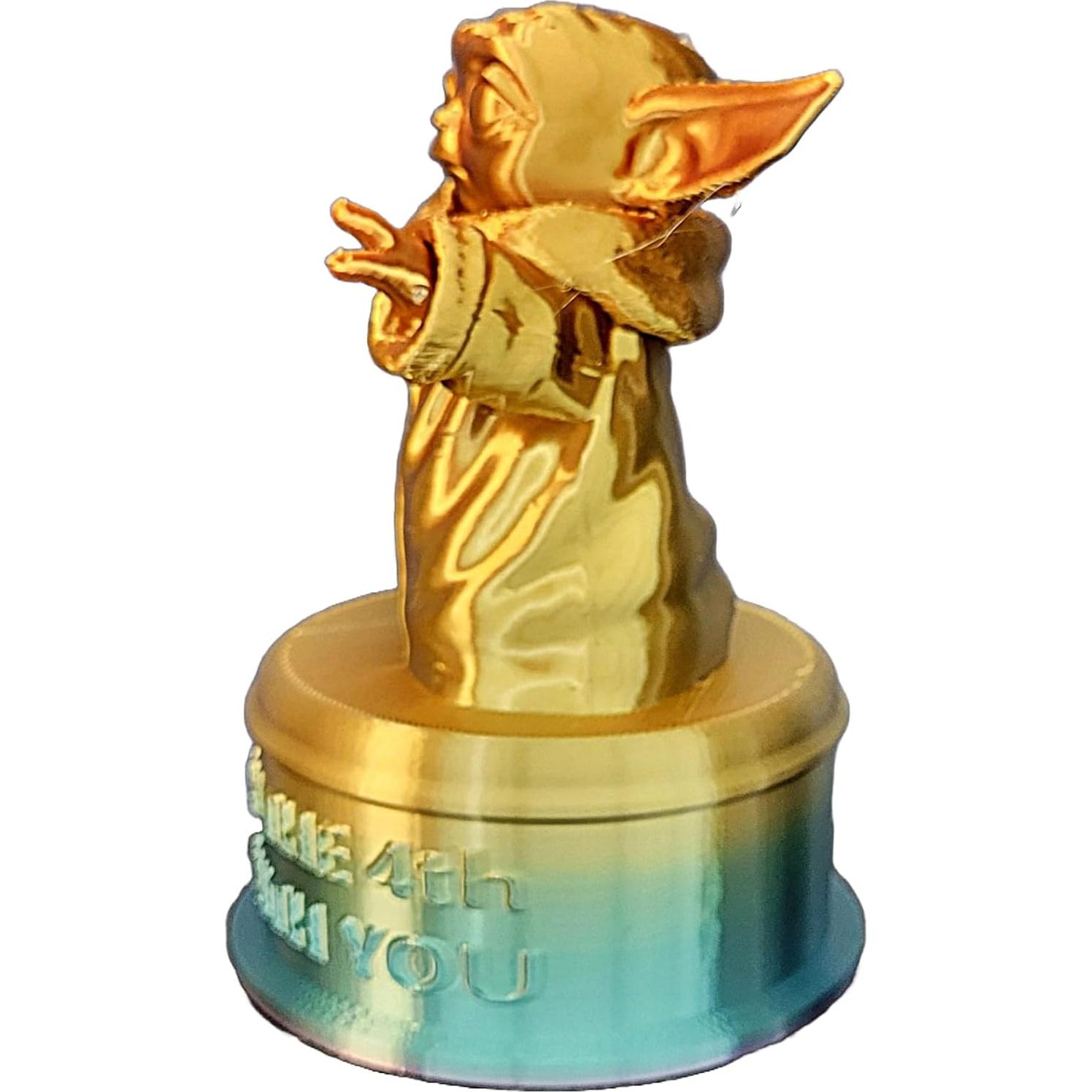 Trofeo Znet3D Baby Yoda Grogu 11.43 cm Multicolor - Regalo Ideal