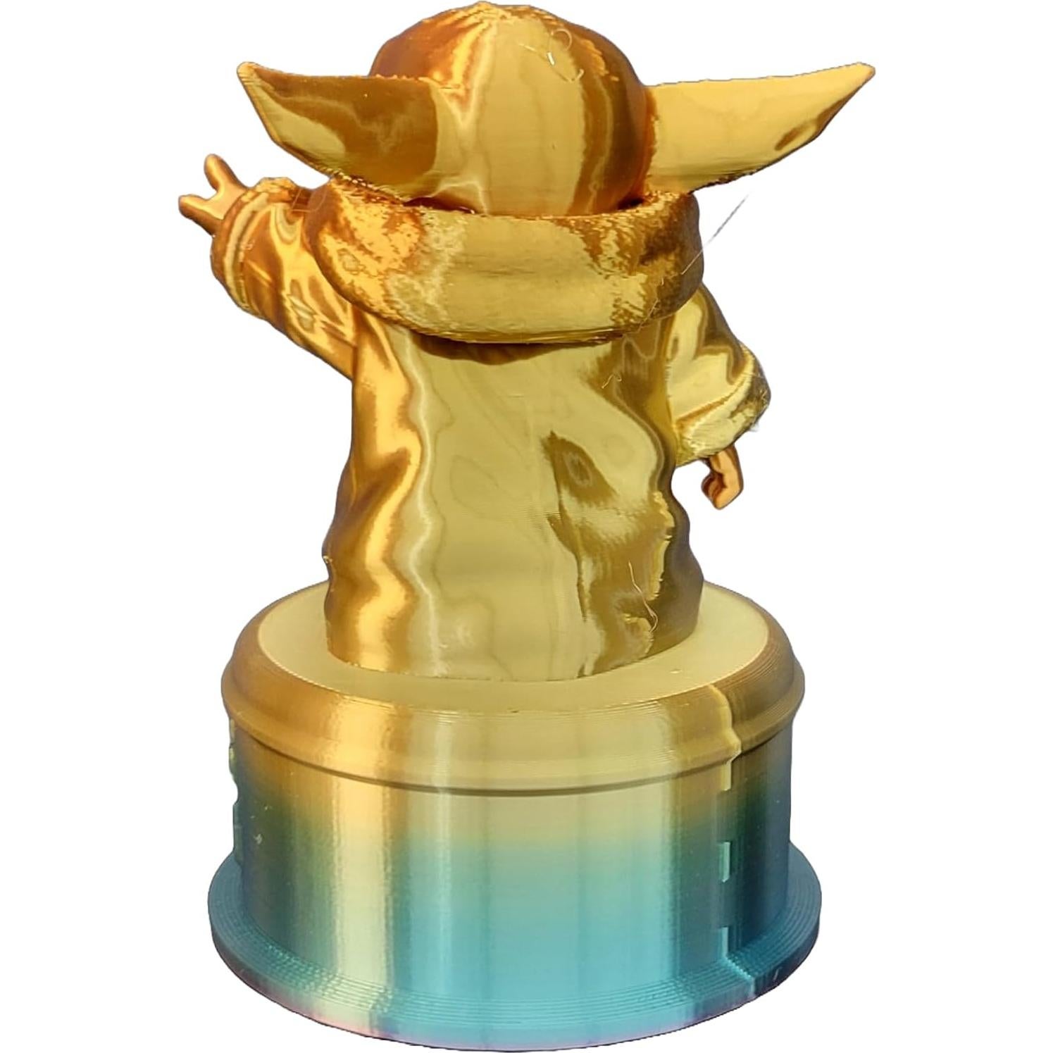 Trofeo Znet3D Baby Yoda Grogu 11.43 cm Multicolor - Regalo Ideal