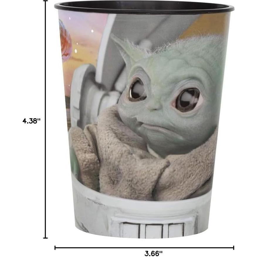 Vaso Estadio Mandaloriano El Niño Único 473 ml Multicolor